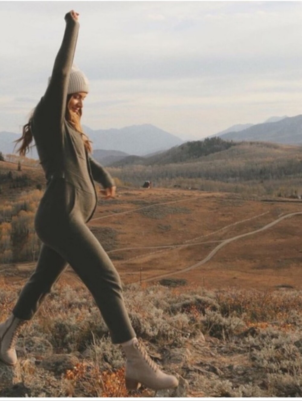 Naked Cashmere Aspen Jumpsuit Long Sleeve M/L Apres Ski